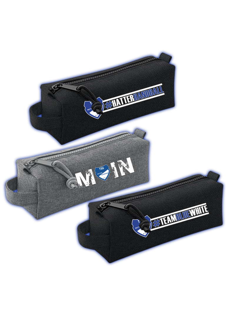 Pencil Case "MOIN" & "TEAMBLUEWHITE" & "HATTERHANDBALL" - Art-Nr. TSGHS-047